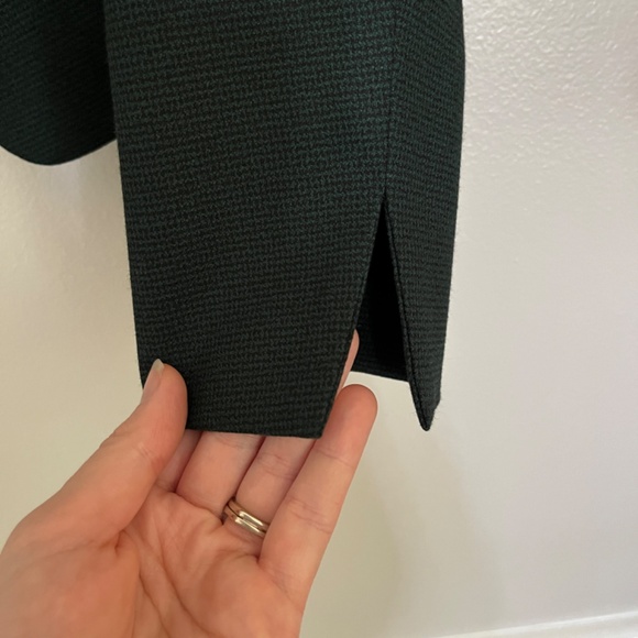 HUGO BOSS Hunter Green Tweed Blazer Size 6 - Picture 5 of 10